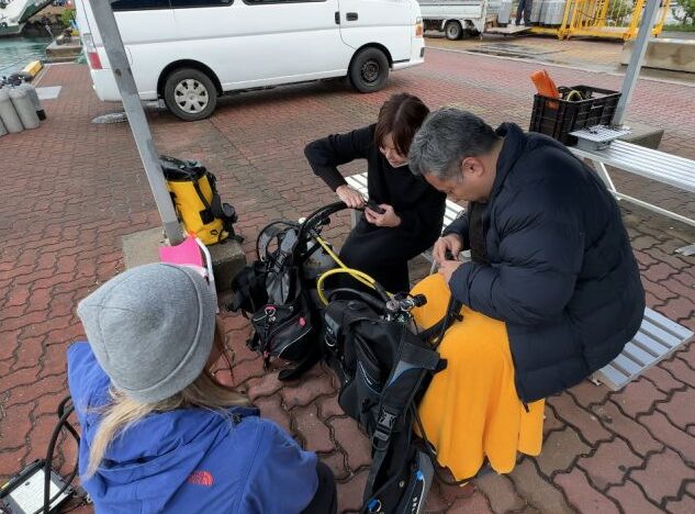 ダイビング 準備