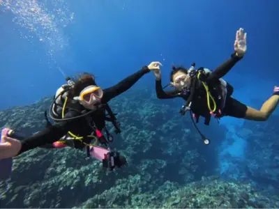【石垣島/約2.5時間】サクッと短時間で大満喫☆幻の島（浜島）上陸＆体験ダイビングツアー！女子旅・ひとり旅にもおすすめ★
