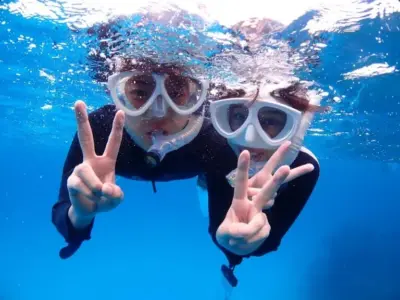 【石垣島/半日】体験ダイビング＆ウミガメシュノーケリング！初心者専門の少人数制☆〈写真データプレゼント〉