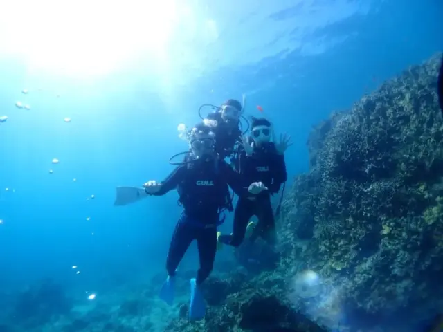 【石垣島/1日】幻の島上陸＆体験ダイビング＆ウミガメシュノーケリング〈GoProレンタル無料〉初心者専門の少人数制