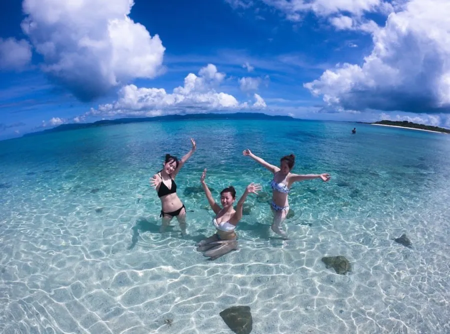 【石垣島発/新城島開催/1日】人魚伝説残る『パナリ島』で大満喫☆初心者大歓迎！釣り＆体験ダイビングツアー★居酒屋調理可能（No.550）