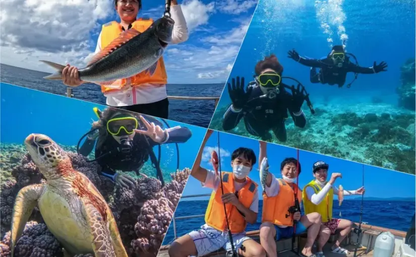 パナリ島、体験ダイビング、釣り