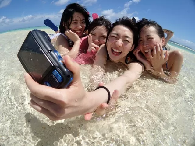 【石垣島/1日】幻の島上陸＆体験ダイビング＆ウミガメシュノーケリング〈GoProレンタル無料〉初心者専門の少人数制（No.475）