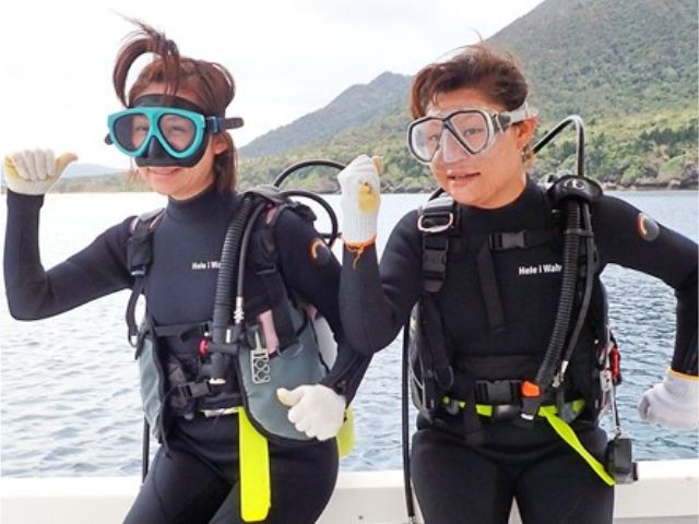 体験ダイビング、ウェットスーツ、服装、器材