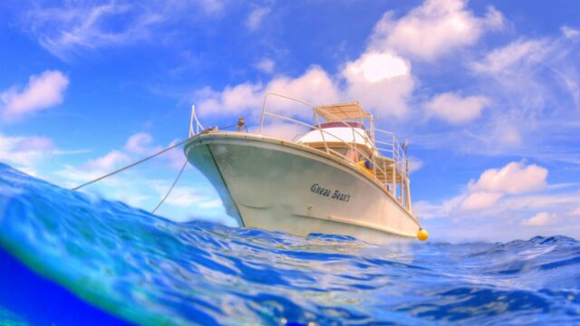 ボート、ダイビング